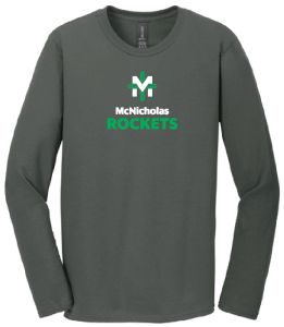 64400- McNicholas Rockets Tee - Concrete Gray